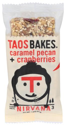 Taos Bakes Bar Caramel Pcn Crnbry - 1.8 Oz (12 Units)