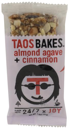 Taos Bakes Bar Almond Agave Cnmn - 1.8 Oz (12 Units)