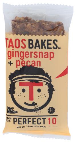 Taos Bakes Bar Gingersnap Pecan - 1.8 Oz (12 Units)