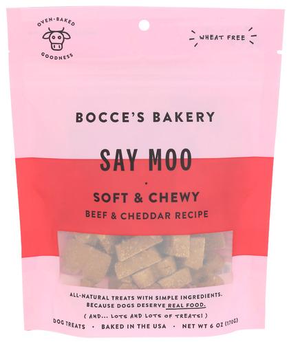 Bocces Bakery Treat Dog Beef Cheddr - 6 Oz (12 Units)