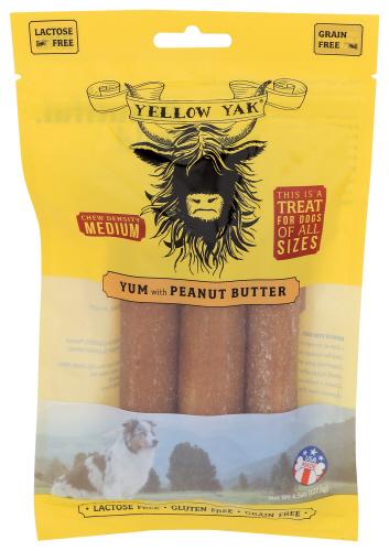 Yellow Yak Dog Chew Peanut Butter - 4.5 Oz (6 Units)