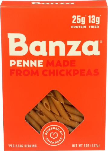 Banza Pasta Chickpea Penne - 8 Oz (6 Units)