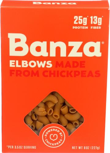 Banza Pasta Chickpea Elbows - 8 Oz (6 Units)
