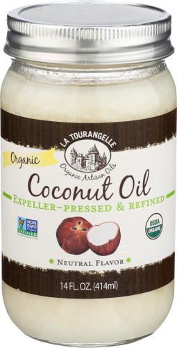 La Tourangelle Oil Coconut Refined Organic - 14 Fo (6 Units)