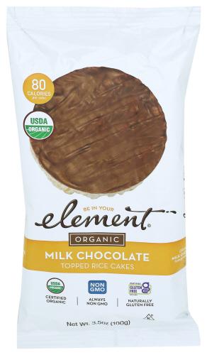 Element Snacks Rice Cake Milk Chocolate - 3.5 Oz (6 Units)