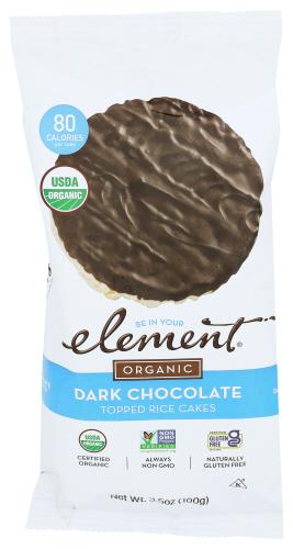 Element Snacks Rice Cake Dk Chocolate - 3.5 Oz (6 Units)