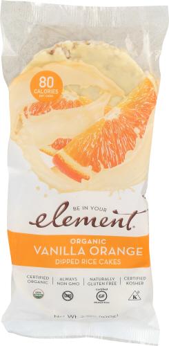Element Snacks Rice Cake Van Orange - 3.5 Oz (6 Units)