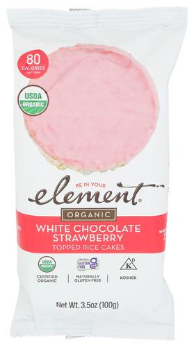 Element Snacks Rice Cake Strwb N Crm - 3.5 Oz (6 Units)