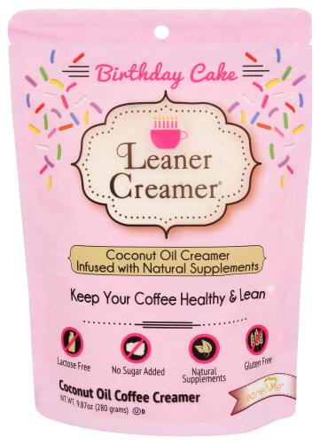 Leaner Creamer Creamer Birthday Cake - 9.87 Oz (6 Units)