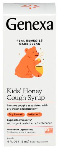 Genexa Cough Syrup Kids Honey - 4 Fo (1 Units)