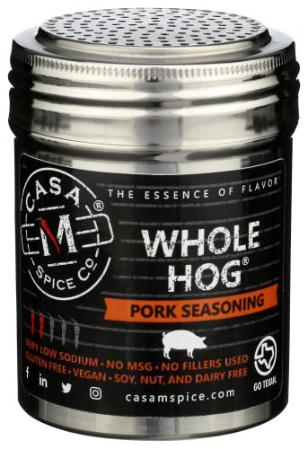 Casa M Spice Shaker Stnlss Pork Ssnng - 6 Oz (6 Units)