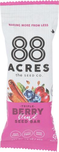 88 Acres Bar Seed Triple Berry - 1.6 Oz (9 Units)
