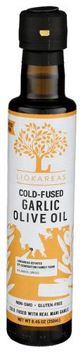 Liokareas Oil Olive Greek Garlic - 250 Ml (6 Units)