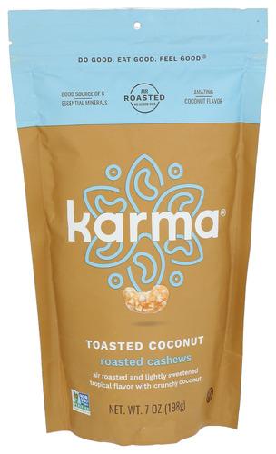 Karma Cashews Tstd Coconut Roasted - 7 Oz (6 Units)