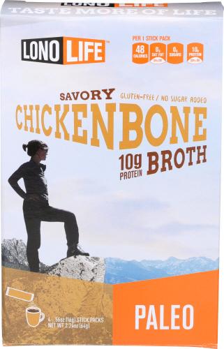 Lonolife Broth Bone Chicken Stk 4Pk - 2.24 Oz (6 Units)