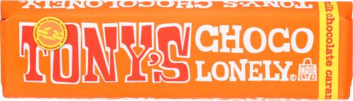 Tonys Chocolonely Bar Milk Chocolate Caramel Sslt 32 - 1.66 Oz (20 Units)