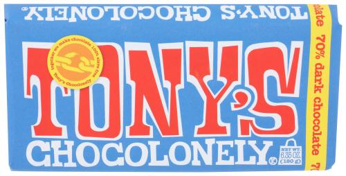 Tonys Chocolonely Bar Chocolate Dark - 6.35 Oz (15 Units)