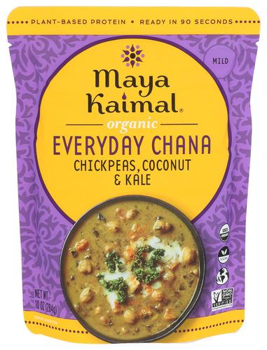 Maya Kaimal Everyday Chana Coconut Kale - 10 Oz (6 Units)
