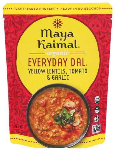 Maya Kaimal Dal Yllw Lntl W Tmo Garlic - 10 Oz (6 Units)