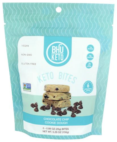 Bhu Foods Bites Chocolate Chip Cookie - 5.29 Oz (6 Units)