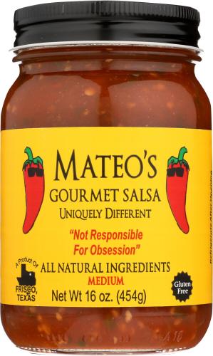 Mateos Gourmet Salsa Medm - 16 Oz (6 Units)