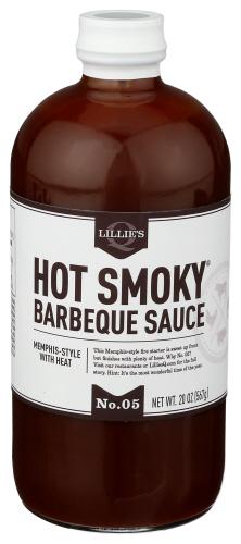 Lillies Q Sauce Bbq Hot Smoky - 20 Oz (6 Units)