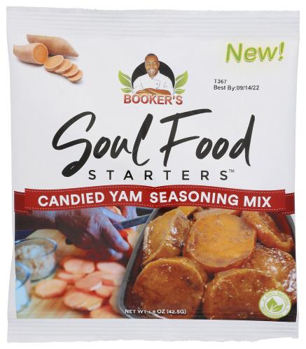 Bookers Soul Food Starters Seasoning Candied Yam - 1.5 Oz (24 Units)
