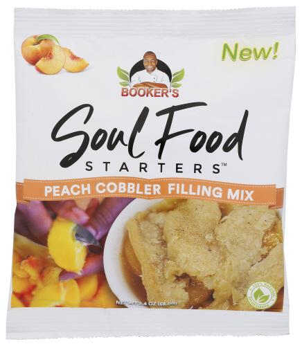 Bookers Soul Food Starters Peach Cobbler Fill Mixer - 2.4 Oz (24 Units)