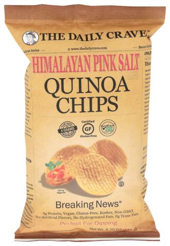 The Daily Crave Chip Quinoa Hmlyn Pnk Salt - 4.25 Oz (8 Units)