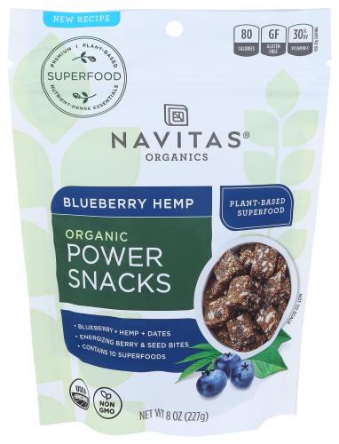 Navitas Power Snack Blueberry He - 8 Oz (12 Units)