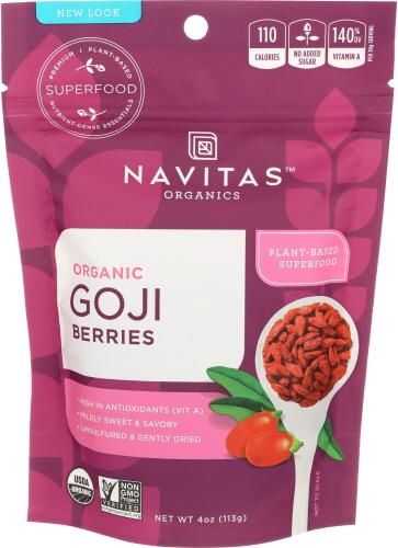 Navitas Goji Berry Organic - 4 Oz (1 Units)