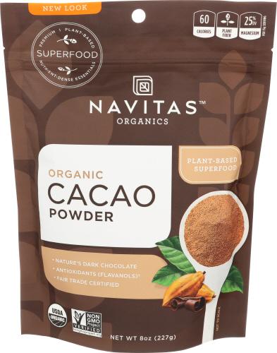 Navitas Cacao Powder Organic - 8 Oz (12 Units)