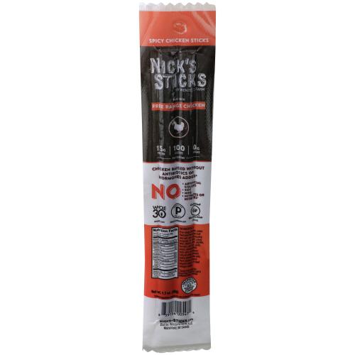Nicks Sticks Stick Chicken Spicy - 1.7 Oz (25 Units)
