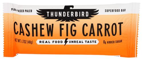 Thunderbird Energetica Bar Cashew Fig Carrot - 1.7 Oz (12 Units)
