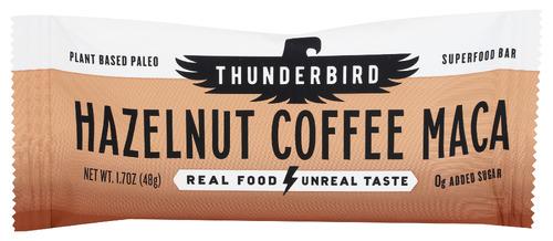 Thunderbird Energetica Bar Hazlenut Coffee Maca - 1.7 Oz (12 Units)