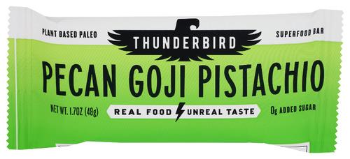 Thunderbird Energetica Bar Pecan Goji Pistachio - 1.7 Oz (12 Units)