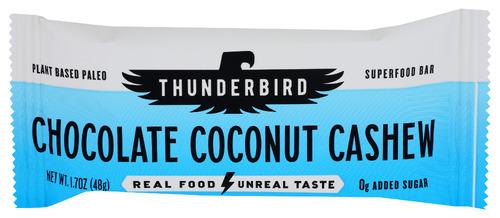 Thunderbird Energetica Bar Chocolate Coconut Cashew - 1.7 Oz (12 Units)