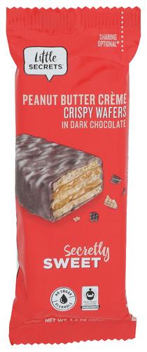 Little Secrets Llc Wafer Drk Chocolate Peanut Butter - 1.4 Oz (12 Units)