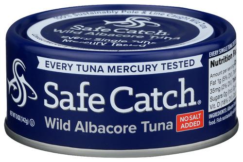 Safecatch Tuna Wld Albacore No Salt - 5 Oz (12 Units)