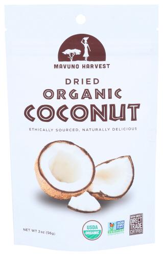 Mavuno Harvest Fruit Dried Coconut - 2 Oz (6 Units)