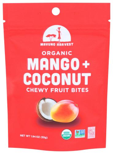 Mavuno Harvest Bites Fruit Mango Coconut - 1.94 Oz (8 Units)