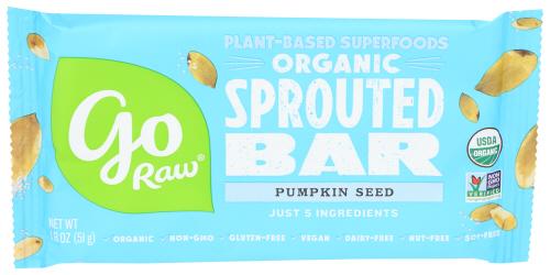 Go Raw Bar Pumpkin Sprouted - 1.8 Oz (20 Units)
