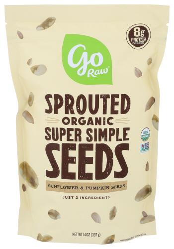 Go Raw Seed Simple Sprouted - 14 Oz (6 Units)