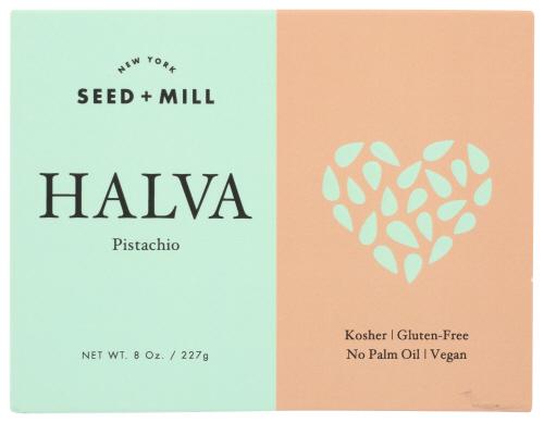 Seed & Mill Halva Pistachio - 8 Oz (12 Units)