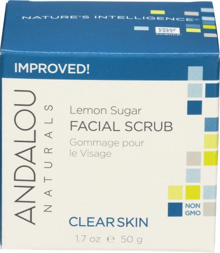 Andalou Naturals Face Scrub Lemon Sugar - 1.7 Oz (1 Units)