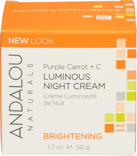 Andalou Naturals Night Crm Prpl Carrot+C - 1.7 Oz (1 Units)
