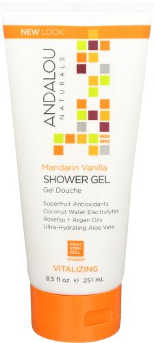 Andalou Naturals Shower Gel Mandrin Vanila - 8.5 Oz (1 Units)
