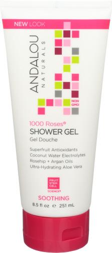 Andalou Naturals Shower Gel 1000 Roses - 8.5 Oz (1 Units)