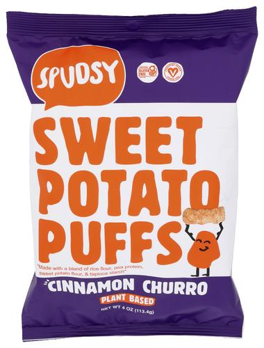 Spudsy Puff Sweet Potato Cinnamn - 4 Oz (12 Units)