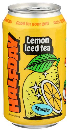 Halfday Tea Black Lemon Tonic - 12 Fo (12 Units)